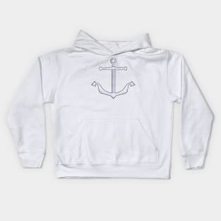 Anchor Pattern Kids Hoodie